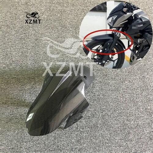 Carbon Fiber Painted Fairing Front Fender Mudguard Panel For Kawasaki Z250 Z300 13-17