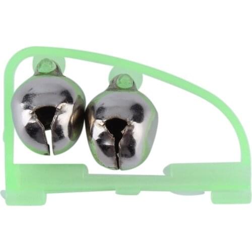 Universal Fishing Rod Bell Fishing Accessory Rod Tip Fish Bite Double Alarm Alert Clip Bells Tool Bite Lure Alarm Ring