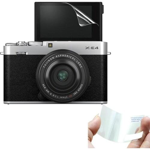 3pcs PET Screen Protector Clear Soft Protective Film for fujifilm X-E4 XE4 Camera LCD Display Guard Protection