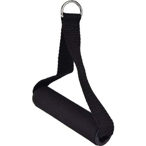 1PC Black Tricep Rope Cable Attachment Handle Bar Resistance Gym Training Band to build your Biceps/Triceps