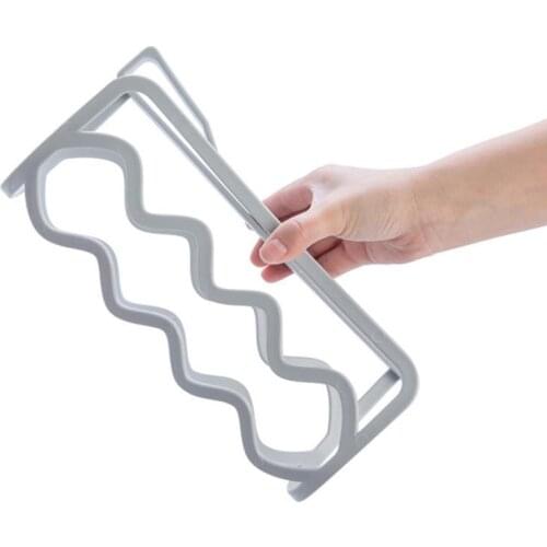 1PCS Closet Shelf Dividers Wardrobe Partition Shelves Divider Towel Storage Holders Clothes Wire Shelving Storage Organizer