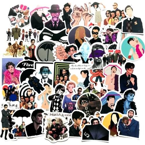 10/50pcs Classic TV Show The Umbrella Academy Graffiti Stickers For DIY Stationery Laptop Skateboard Motorcycle Guitar Sticker