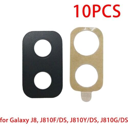 10 PCS Back Camera Lens for Galaxy J8, J810F/DS, J810Y/DS, J810G/DS
