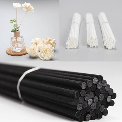 100Pcs Fiber Sticks Diffuser Aromatherapy Volatile Rod for Home Fragrance Diffuser Home Decoration