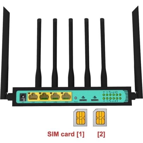 3g 4g lte Modem wi fi router with dual sim card slot 300Mbps long range access point vpn router for outdoor car home industry