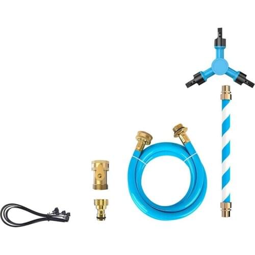 Trampoline Sprinkler,Adjustable 360 Degrees Rotation Sprinkler for Kids Adults,Outdoor Backyard Water Park for Summer