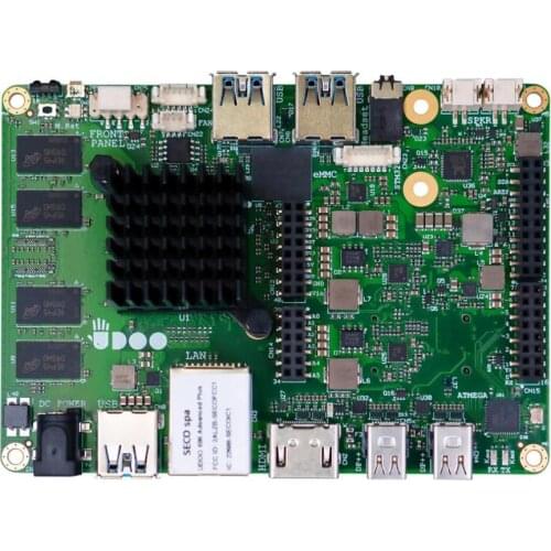 BlueRaven UDOO X86 II ULTRA with Intel N3710 Processor, 8 GB Dual Channel Ddr3L, 32 GB EMMC