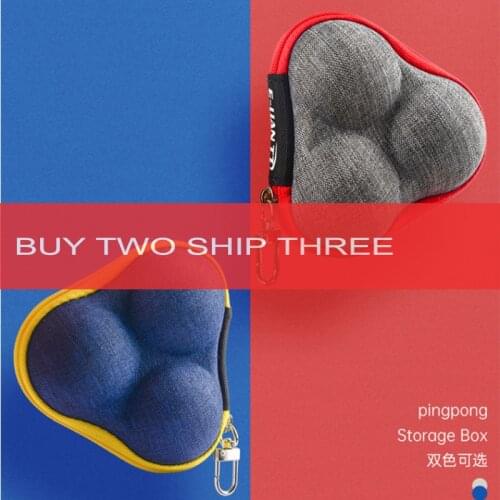Table tennis ball case ping pong storage box could hold 3 balls for table tennis racket ping pong game