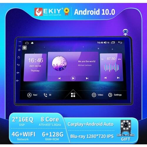 EKIY Android 10 Car Radio For KIA Sorento 2013 2014 Autoradio Blu-ray 1280*720 IPS/QLED Multimedia Video Player Navi GPS no 2din