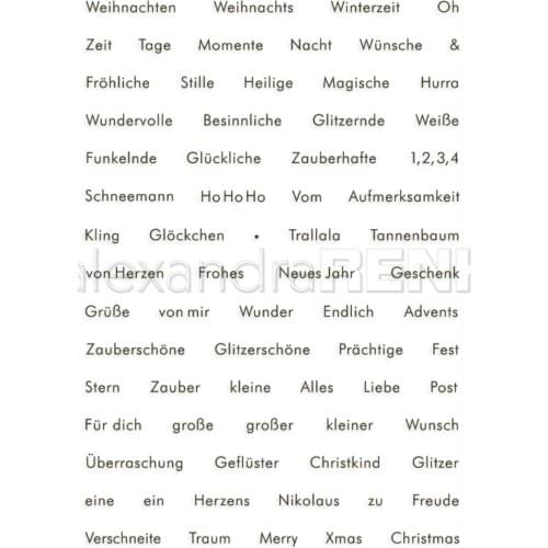 German Clear Stamp Transparent seal for DIY scrapbooking/Card Making c637