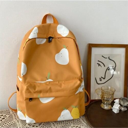 Nylon Backpacks School Bag for Girls Teen Candy Cute Backpack Women