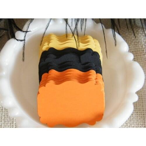 Halloween gift tags beach wedding escort cards party favor lables baby shower birthday present decorations