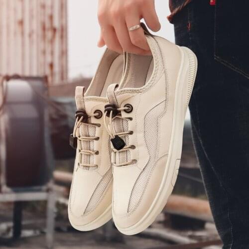 Shoe de causal sale zapatillas zapatos breathable hot white running sports woman flat mens slip Mens wear leisure sport spring