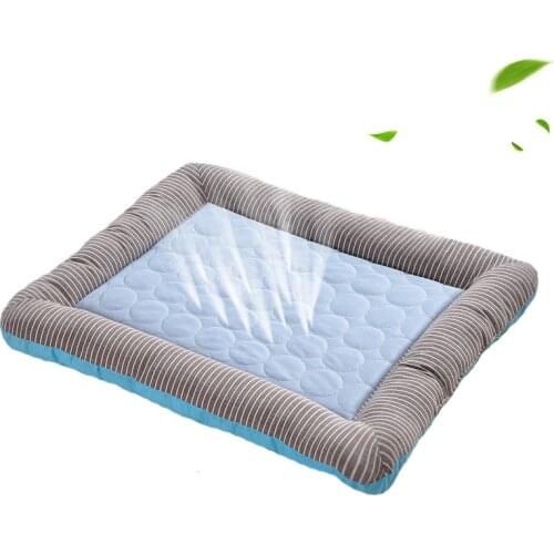 Dog Cooling Mat Summer Cool Feeling Dog Bed for Medium and Large Dogs Cats Breathable Household Pet Sofa Pet Ice Pad