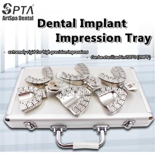 Dental Implantology Impression Tray Removing Segments Position of the Abutments Dentistry Materials Autoclave Dentista