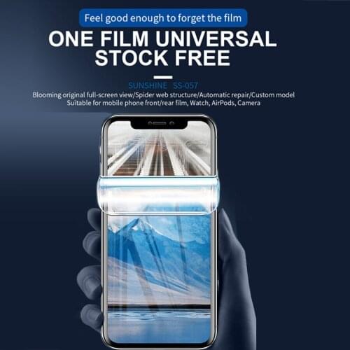 SUNSHINE SS-057 Flexible hydraulic film for mobile phones Screen Front Film Cut For SS-890C Auto Film Cutting Machine