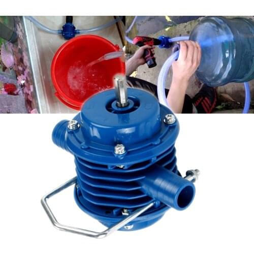 Water Pump Heavy Duty Self-Priming Hand Electric Drill Pump Home Garden Centrifugal boat pump high pressure water pump