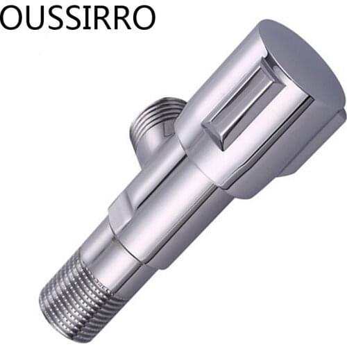 Explosion-Proof Copper Aggravated Triangle Valve For Kitchen Toilet Water Inlet Valve(1/2*1/2 )