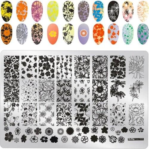 1 Pcs Nail Stamping Plates 35g/pc Multi-Patterns 14.5*9.5 cm Nail Art Stamp Image Template DIY Stencil For Nails Tools #GR548