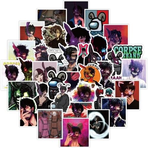 10/50PCS American TV Series Corpse Husband Graffiti Stickers For DIY Guitar Motorcycle Laptop Luggage Skateboard Car Sticker