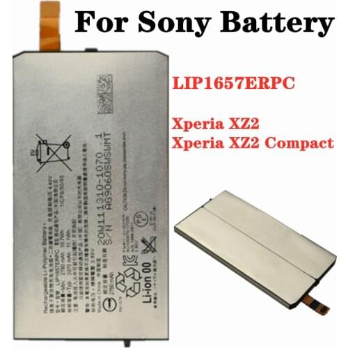 2870mAh LIP1657ERPC Battery For Sony Xperia XZ2 Mini / Xperia XZ2 Compact / H8314 / H8324 / SO-05K Phone Replacement Battery