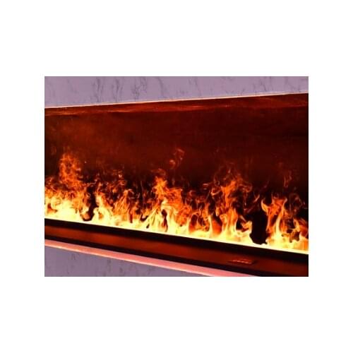 4D simulation of flame atomization furnace for humidifying atomization fireplace of steam embedded electric furnace