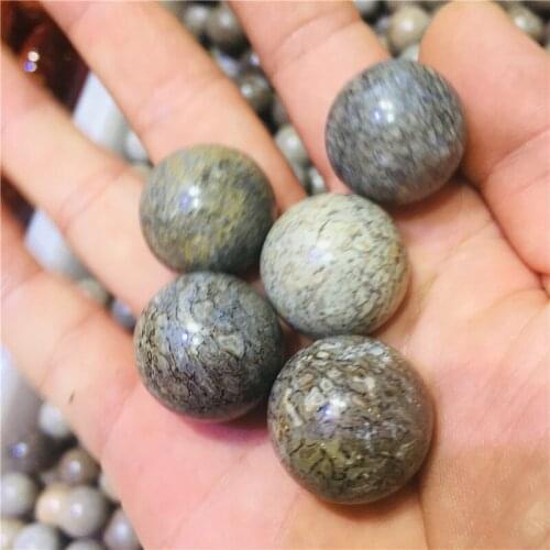 5pc natural crystal dinosaur stone crystal decorated ball