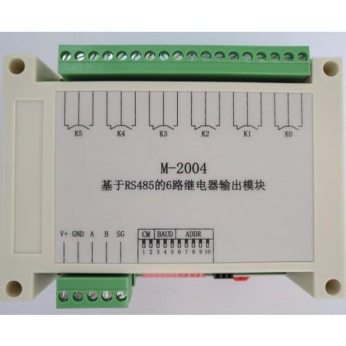 6 Relay Output 485 Signal Collector, Industrial Grade