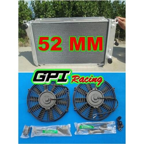 Aluminum radiator for Ford EF EF2 EL NF NL DF DL Falcon Fairline + FANS