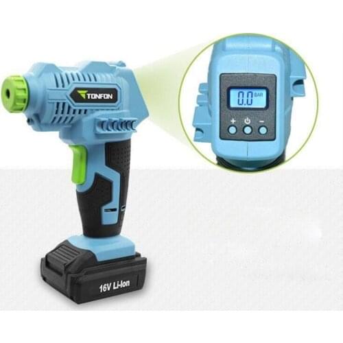 Tonfon 16V Car Air Compressor Car Tire Inflatable Pump Portable Rechargeable Tyre Inflator Wireless Cordless EU Plug New