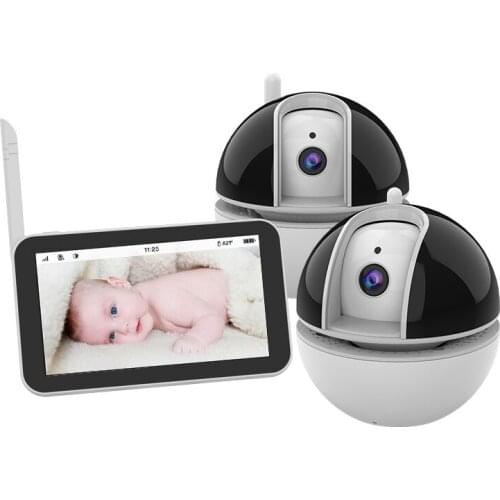 Sailvde 720P Wireless Color Monitor with Camera Surveillance Indoor ABM540 Security Electronic Babyphone Cry Babies Feeding