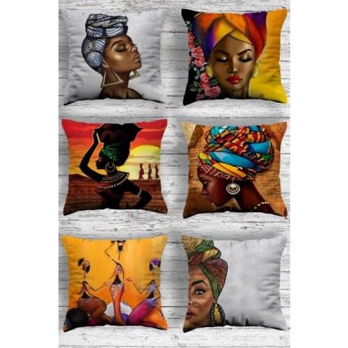 Pillow case Premium Decorative 6lı Pillow decorate Case STYLISH handy seat top 6lı different pattern