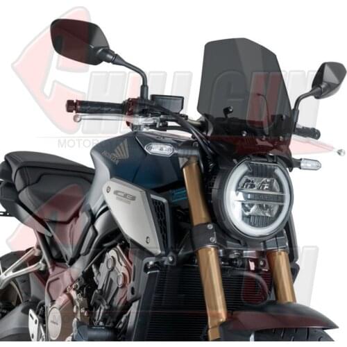 NEW Motorcycle Cafe Motor Windshield WindScreen Deflector Visor Viser For HONDA CB650R NEO Sports Cafe CB 650 R 2019-2021 2021
