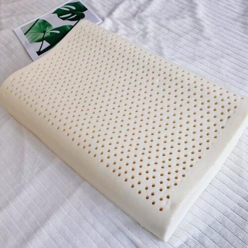 Memory Foam Bed Orthopedic Pillow for Neck Pain Sleeping with Embroidered Pillowcase 60*40cm Latex pillow