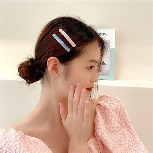 2PCS/Set Fashion Wave Hair Clips For Women Girls All-Match Headband Hairpins Cute Sweet Barrettes Hair Accessories Ornaments
