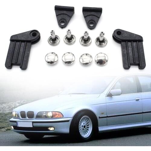 Car Rear Sunshade Repair Tools Kit Replacement Rear Kit for BMW E39 5 Series 525i 528i 530i 540i E39 M5 2 Sets