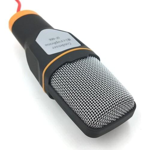 Tabletop DC3.5mm Plug Computer Laptop Singing Condenser Microphone Omnidirectional Tripod Profession Multi-Microphone Kit