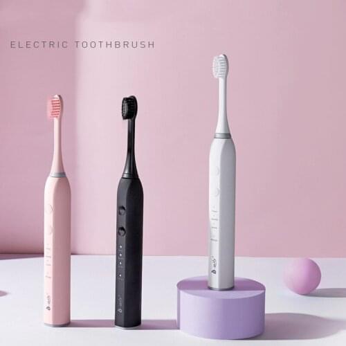 Rechargeable buy one get one free Sonic Toothbrush 4 Mode Travel Toothbrush with 3 Brush Head Gift