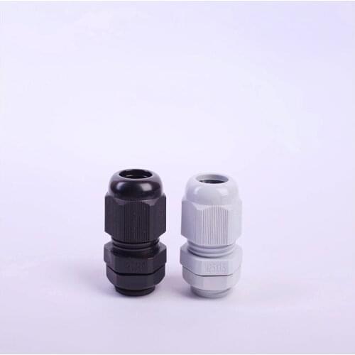 Plastic PVC PA Nylon Cable Gland Cable Gland M25*1.5 Waterproo Wire Connector 10Pcs/bag