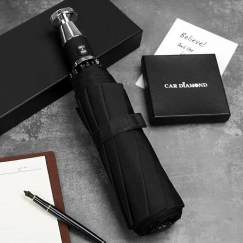 Strong Men Business Rain Fully Automatic Umbrella Mens Large Parasol Sun Folding Umbrella Windproof Umbrellas Parapluie B65