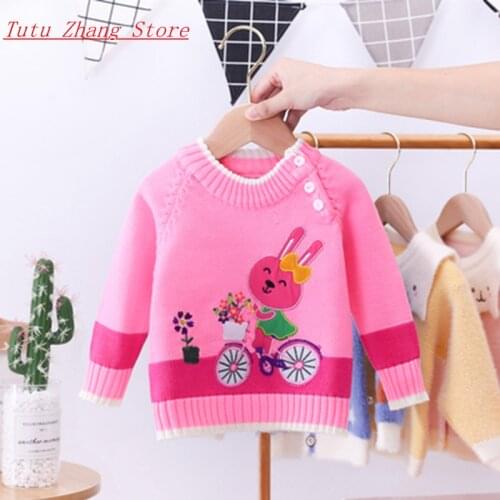 Cute Girls Boys child stripe sweater 100% cotton 3D knitting sweaters childrens clothing baby cardigan fit spring autumn 0-2Y