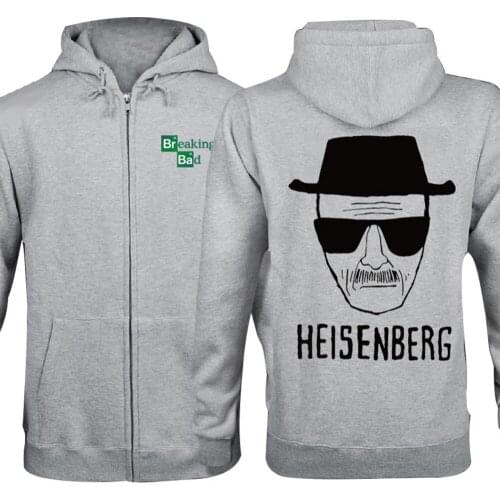 Breaking Bad Cosplay Hoodies Walter White Pullover Hoodie Jacket HEISENBERG Logo Sweater Costume Warm Winner Sweatshirt Cosplay