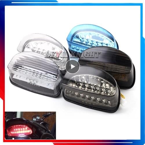 For HONDA Motorcycle taillight CBR1100XX HORNET 250 1997 1998 HORNET 600 1998-2003 Rear Turn Signal Stop Light Lamps Integrated