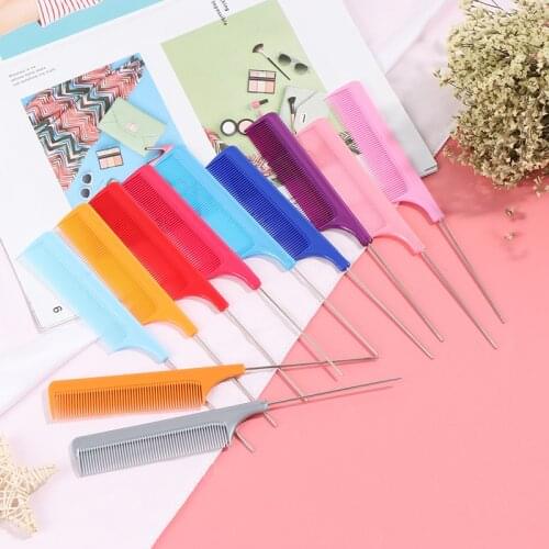 1Pcs Plastic Mini Hair Combs Hair Salon Dye Comb Separate Parting For Hair Styling Hairdressing Antistatic