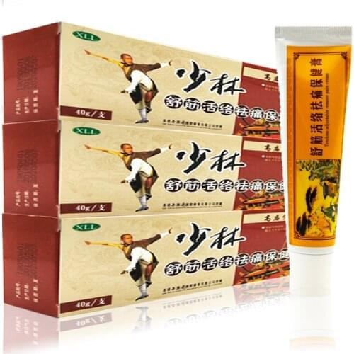 3pcs Chinese Shaolin Analgesic Cream Suitable For Rheumatoid Arthritis/ Joint Pain/ Back Pain Relief Analgesic Balm Ointment