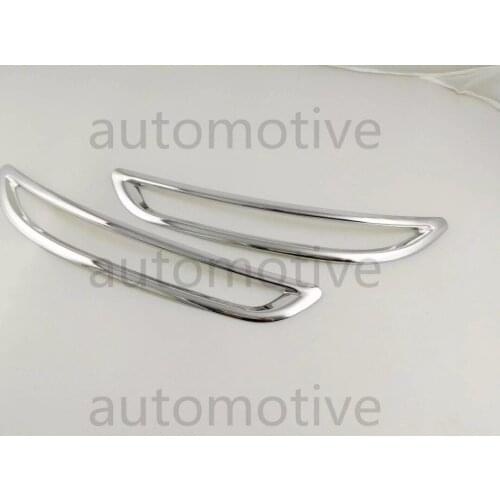ABS Chrome Rear Fog Light Lamp Cover Trim 2pcs For Buick GL8 2017