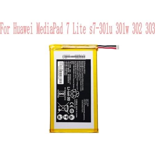 High Quality 4100mAh HB3G1 Battery For Huawei MediaPad 7 Lite s7-301u 301w 302 303 931 T1-701ua BGO-DL09 Tablet