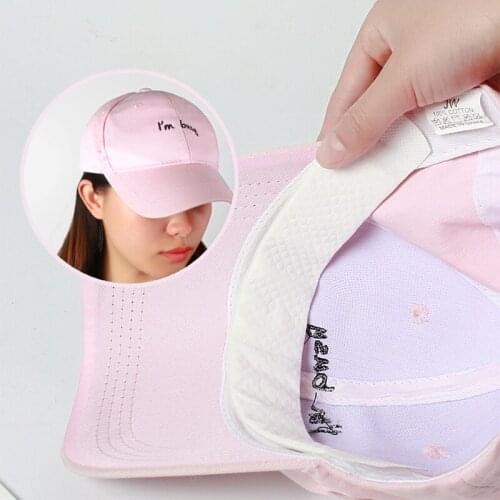 Baseball Cap Sweat Pad Fisherman Hat Stick Anti Sweat Breathable Hat Brim Stick Hat Collar Sweat Absorption Stick Brim Stick