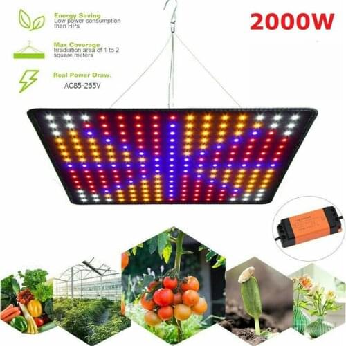 1000W 2000W Grow Light Led Full Spectrum Lamp Led Plant Light Bulb Greenhouses Indoor Phyto Hanging Lamp Grow Tent US EU UK Plug