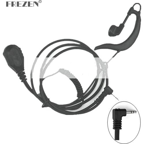 G Shape Earpiece Headset 2.5mm 1 Pin For Motorola Two Way Radio Portable TLKR T5 T6 T60 T80 T6200 XTR446 MH230R